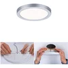 Image de VariFit LED-inbouwpaneel Areo IP44 rond 118mm 6,5W 500lm 4000K Chroom mat