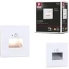 Image de Paulmann Edge LED Wandinbouwlamp   Wit Mat   2700K Warmwit   1,2W   25 lm   230V   Wand- & Trapverlichting met LED Bewegingssensor