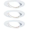 Image de LED-inbouwlamp 3-Step-Dim Base Coin Basisset zwenkbaar rond 90mm 20° Coin 3x5W 3x370lm 230V dimbaar 3000K Wit