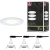 Image de LED-inbouwlamp Nova Basisset star IP44 rond 78 mm GU10 3x6,5W 3x460lm 230V 2700K Wit mat