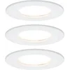 Image de LED-inbouwlamp Nova Coin Basisset star IP44 rond 78mm Coin 3x6W 3x470lm 230V 2700K Wit mat