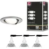 Image de LED-inbouwlamp 3-Step-Dim Nova Basisset zwenkbaar rond 84mm 50° GU10 3x6,5W 3x460lm 230V dimbaar 2700K Staal geborsteld