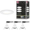Image de LED-inbouwlamp 3-Step-Dim Nova Basisset star IP44 rond 78mm GU10 3x6,5W 3x460lm 230V dimbaar 2700K Wit mat