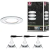 Image de LED-inbouwlamp 3-Step-Dim Nova Basisset star IP44 rond 78mm GU10 3x6,5W 3x460lm 230V dimbaar 2700K Chroom