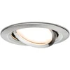 Image de LED-inbouwlamp 3-Step-Dim Nova Coin zwenkbaar rond 84 mm 50° Coin 6W 470lm 230V dimbaar 2700K Staal geborsteld