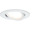 Image de LED-inbouwlamp 3-Step-Dim Nova Coin zwenkbaar rond 84 mm 50° Coin 6W 470lm 230V dimbaar 2700K Wit mat
