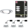 Image de LED-inbouwlamp 3-Step-Dim Nova Coin Basisset zwenkbaar rond 84mm 50° Coin 3x6W 3x470lm 230V dimbaar 2700K Alu gedraaid