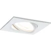 Image de LED-inbouwlamp 3-Step-Dim Nova Coin zwenkbaar hoekig 84x84 mm 50° Coin 6W 470lm 230V dimbaar 2700K Wit mat
