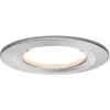 Image de LED-inbouwlamp 3-Step-Dim Nova Coin star IP44 rond 78 mm Coin 6W 470lm 230V dimbaar 2700K Staal geborsteld
