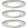 Image de LED-inbouwlamp 3-Step-Dim Nova Coin Basisset star IP44 rond 78 mm Coin 3x6W 3x470lm 230V dimbaar 2700K Staal geborsteld