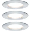 Image de LED-inbouwlamp 3-Step-Dim Nova Coin Basisset star IP44 rond 78 mm Coin 3x6W 3x470lm 230V dimbaar 2700K Alu gedraaid