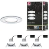 Image de LED-inbouwlamp 3-Step-Dim Nova Coin Basisset star IP44 rond 78 mm Coin 3x6W 3x470lm 230V dimbaar 2700K Chroom