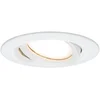 Image de LED-inbouwlamp Nova Plus Coin Enkele lamp zwenkbaar IP65 rond 93 mm 30° Coin 6W 470lm 230V dimbaar 2700K Wit mat