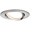 Image de LED-inbouwlamp Nova Plus Coin Basisset zwenkbaar rond 84mm 50° Coin 3x6W 3x470lm 230V dimbaar 2700K Staal geborsteld