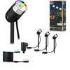 Image de Plug & Shine LED-tuinspots Smart Home Zigbee 3.0 Pike Basisset IP65 RGBW+ 3x4,2W 21VA Antraciet