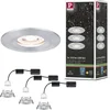 Image de LED-inbouwlamp Nova Mini Coin Basisset star IP44 rond 65 mm Coin 3x4W 3x310lm 230V 2700K Alu gedraaid
