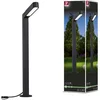 Image de Plug & Shine LED-bolderlamp Ito Enkele lamp Verticale uitlijning IP65 3000K 6W Antraciet