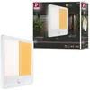 Image de LED-paneel voor buiten Lamina Backlight Schemergestuurde bewegingsmelder (IR) insectvriendelijk IP44 hoekig 250x250 mm Tunable Warm 14W 920lm 230V Wit Kunststof