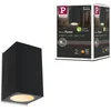 Image de LED-wandlamp Flame insectvriendelijk IP44 hoekig 58x103 mm 2200K 4W 265lm 230V 75° Antraciet Metaal