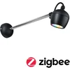 Image de LED-wandarmatuur voor buiten Smart Home Zigbee 3.0 Kikolo RGBW IP65 90mm RGBW+ 6,2W 440lm 230V Antraciet Kunststof, Aluminium