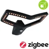 Image de LED-wandarmatuur voor buiten Smart Home Zigbee 3.0 Alara Schemergestuurde bewegingsmelder (IR) IP44 hoekig 375x270mm 3000 - 2200K 10W 450lm 230V Antraciet Metaal