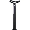 Image de LED-bolderlamp Alara Schemergestuurde bewegingsmelder (IR) IP44 hoekig 665mm 3000K 10W 450lm 230V Antraciet Metaal