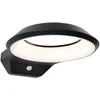 Image de LED-wandarmatuur voor buiten Anela Schemergestuurde bewegingsmelder (IR) IP44 245x309 mm 3000K 12,5W 700lm 230V Antraciet Aluminium