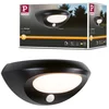 Image de Solar LED-wandarmatuur voor buiten Sorova Schemergestuurde bewegingsmelder (IR) IP44 230x125mm 3000K 3,5W 220lm 3,7V Antraciet Kunststof