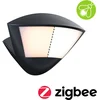 Image de LED-wandarmatuur voor buiten Smart Home Zigbee 3.0 Skyla Schemergestuurde bewegingsmelder (IR) insectvriendelijk IP44 226x164mm Tunable Warm 10W 840lm 230V Antraciet Aluminium