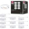 Image de LED-inbouwlamp 3-Step-Dim Set van 10 zwenkbaar rond 82 mm 70° 10x4,8W 10x450lm 230V dimbaar 3000K Wit