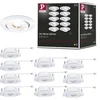 Image de LED-inbouwlamp Set van 10 zwenkbaar rond 82 mm 70° 10x4,8W 10x450lm 230V 3000K Wit