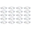 Image de LED-inbouwlamp Set van 20 zwenkbaar rond 82 mm 70° 20x4,8W 20x450lm 230V 3000K Wit
