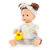 Image de Götz Babypop Sleepy Aquini Meisje Eendje Bruin Haar 30 cm