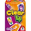 Image de Schmidt® - CLEAR 4 - Snel kaartspel - Actiespel met PUSH en JOKER kaarten - vanaf 8 jaar - 2-4 spelers