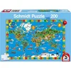 Image de Schmidt - Legpuzzel - Je kleurrijke aarde - 200 stukjes - Kinderen - vanaf 8 jaar