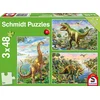 Image de Schmidt - Legpuzzel - Avonturen met de dinosaurussen - 3 x 48 stukjes - Kinderen - vanaf 4 jaar