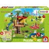 Image de Schmidt - Legpuzzel - Farm World Vrolijke Honden - Schleich - 40 stukjes + originele figuur - Kinderen - vanaf 4 jaar