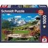 Image de Schmidt - Legpuzzel - Uitzicht op het bergidyllische landschap - 1000 stukjes - Volwassenen - vanaf 12 jaar