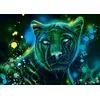 Image de Neon Blau-grüner Panther Physical