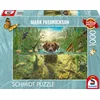 Image de Schmidt puzzel - Chocolate labrador swimming, 1000 stukjes - Legpuzzel