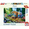 Image de Schmidt - Legpuzzel - Met de caravan in de bergen - Jeff Haynie - 1000 stukjes - Volwassenen - vanaf 12 jaar