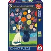 Image de Schmidt - Legpuzzel - Witte kat - Rosina Wachtmeister - 1000 stukjes - Volwassenen - vanaf 12 jaar