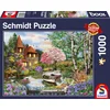 Image de Schmidt - Legpuzzel - Huis aan het meer - 1000 stukjes - Volwassenen - vanaf 12 jaar