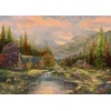Image de Schmidt - Legpuzzel- Houten puzzel - Berglandschap met beek - Thomas Kinkade Studios - 1000 stukjes - Volwassenen - vanaf 12 jaar