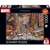 Image de Schmidt - Legpuzzel - Marvel - Deadpool, Snow Day - Thomas Kinkade Studios - 1000 stukjes - Volwassenen - vanaf 12 jaar