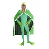 Image de Kikker cape met handen en poten voor volwassenen - Verkleedkleding - One size