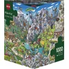 Image de Puzzel Alpine Fun 1000 Stukjes Driehoek. Heye 29680