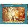 Image de Heye puzzel dieren Stags Magic Forest 1000 stukjes karton.