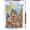 Image de Heye puzzel Red Arches 1000 stukjes - legpuzzel cartoon.