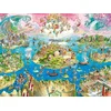 Image de Heye puzzel Odyssey 1500 stukjes cartoon puzzel 80x60 cm.